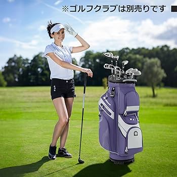 Amazon | Giantex ゴルフバッグ キャディバッグ 軽量2.6kg 14分割 9.5